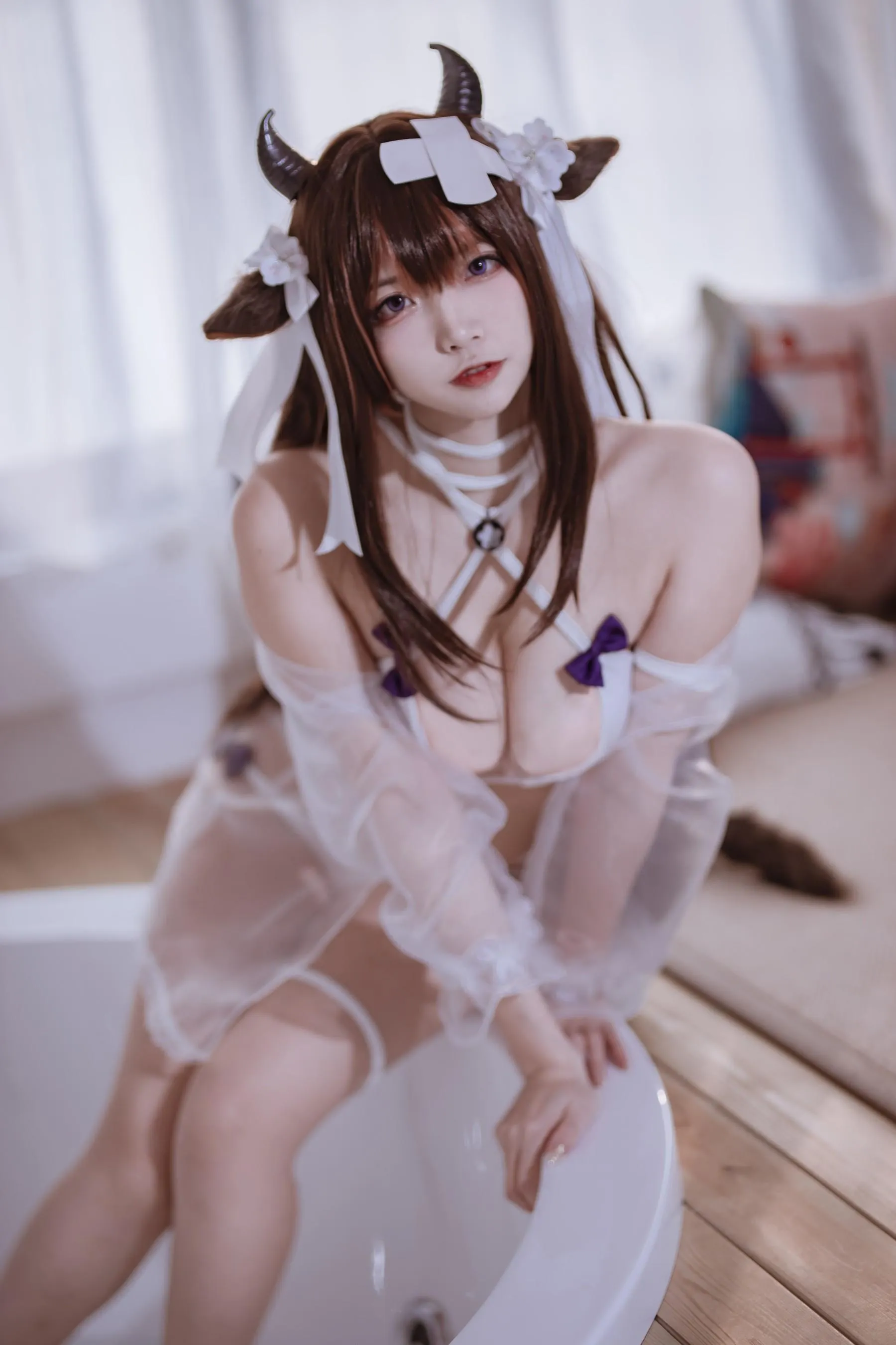 二佐Nisa – NO.145 碧蓝樫野泳装 [21P]插图5